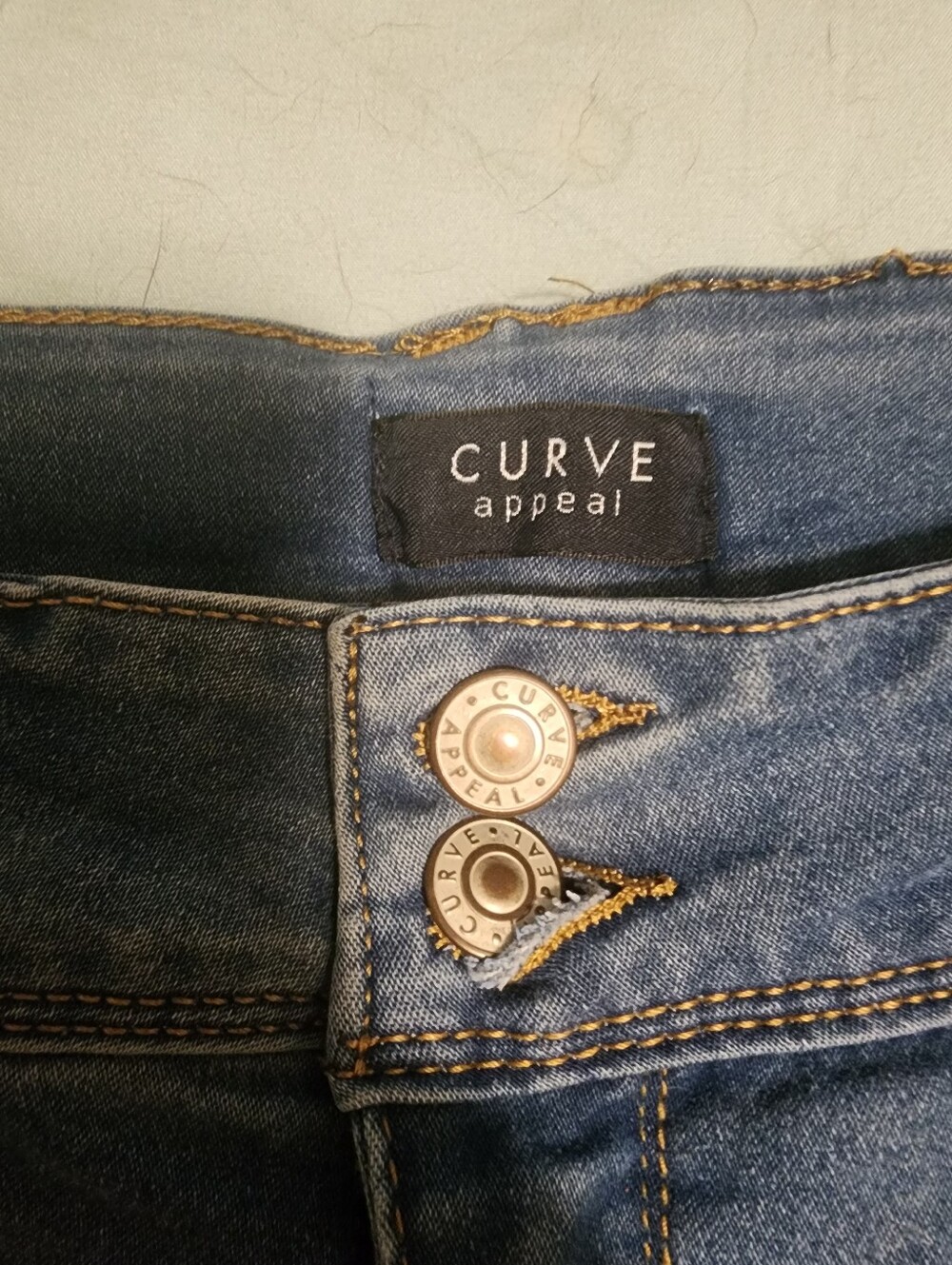 Super Stetchy Jean Shorts By Curve Appeal - Picture 7 of 8